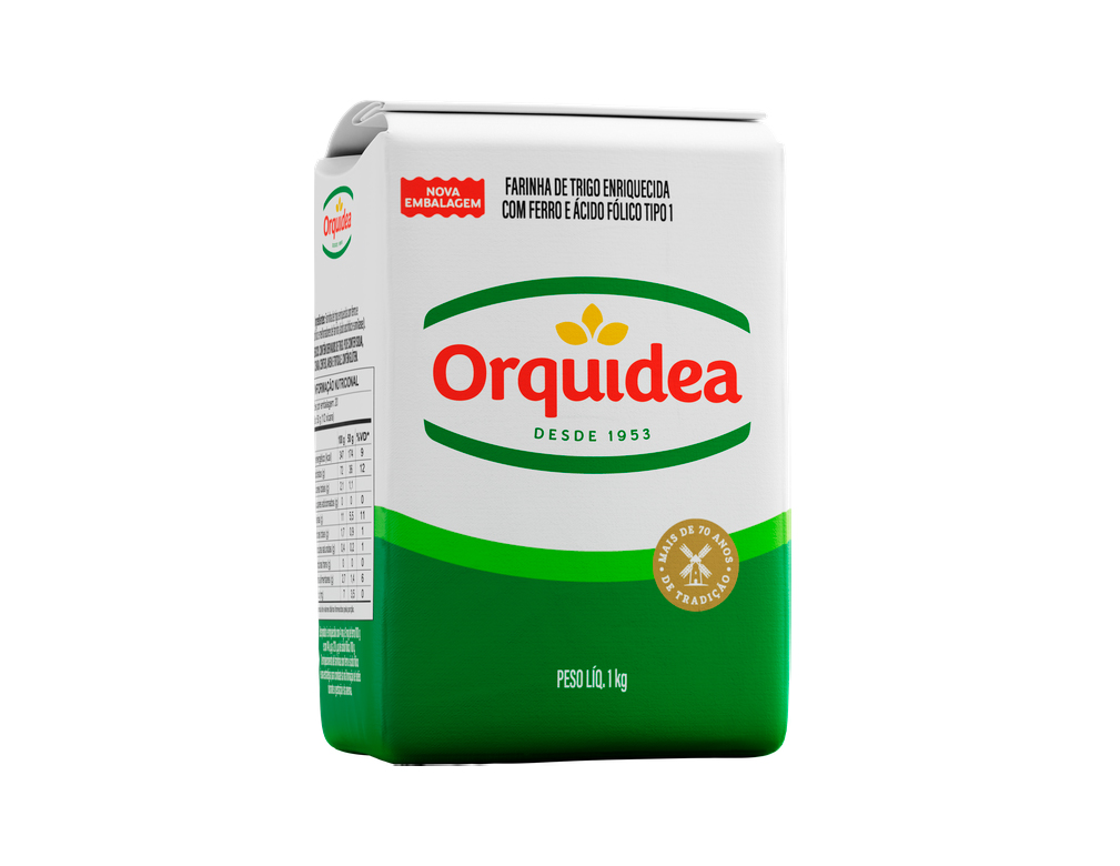 FARINHA DE TRIGO PEQUENA TIPO 1 ORQUÍDEA 1 KG (FDO 10 KG)